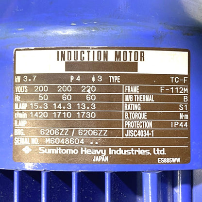 住友重機　減速機モーター　CHHM5-6130-6