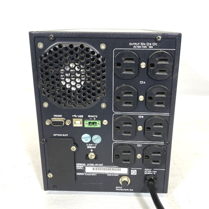 オムロン　無停電電源装置　BN100T
