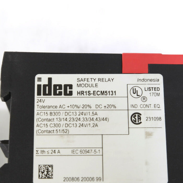 IDEC　セーフティリレーモジュール　HR1S-ECM5131
